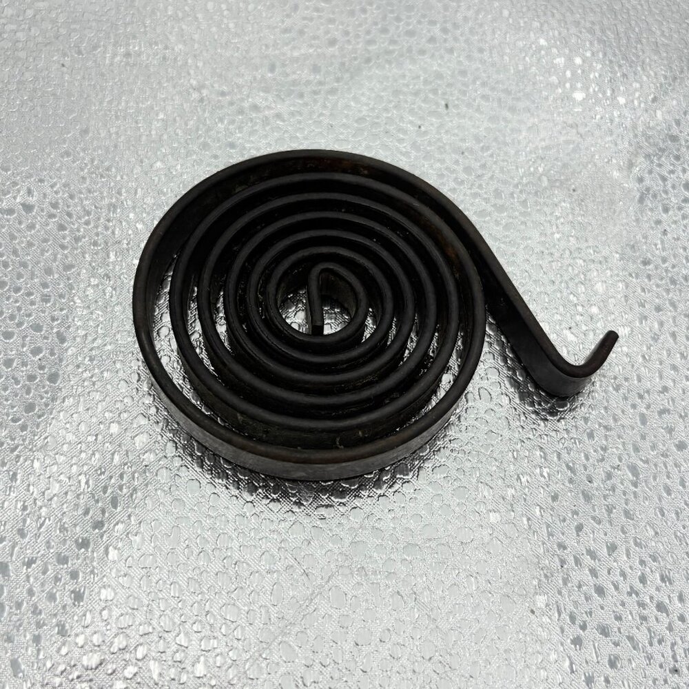 Vintage Cast Iron Spiral Spring Steampunk Paperweight Industrial Rustic Workshop